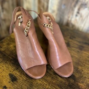 Coach open toe heel sandals